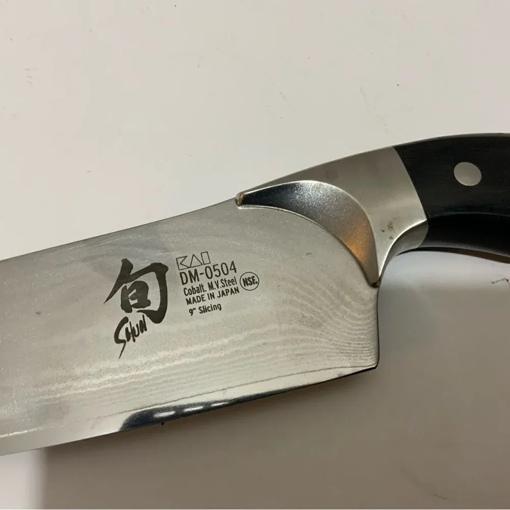 RARE KAI Shun Ken Onion 9” Slicing Knife DM0504 DM-0504